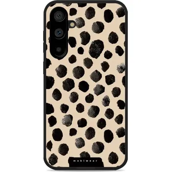 Pouzdro na mobilní telefon Lesklý kryt Mobiwear Glossy - Samsung Galaxy S23 FE - GA50G Černé puntíky (Prémiové lesklé pouzdro, obal, kryt Mobiwear Glossy na mobil Samsung Galaxy S23 FE - GA50G Černé puntíky, materiál Plast + TPU silikon - krytí po všech stranách, neošoupatelný)