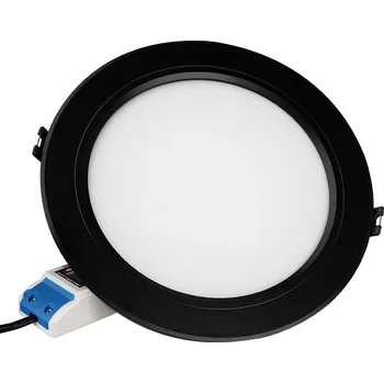 LED panel Mi-Light MiBoxer RF Černý vestavný LED panel RGB+CCT 180mm 12W - LED Solution - LED panely > Vestavné LED panely do sádrokartonu