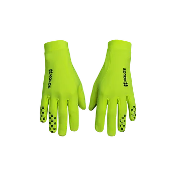 Cyklistické rukavice KALAS RIDE ON Z1 | Dlouhé Cyklo rukavice | fluo | Velikost: 10