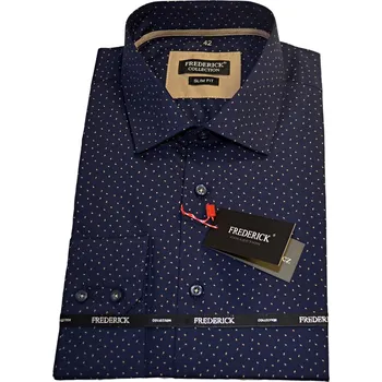 Pánská košile Pánská košile s dlouhým rukávem - střih SLIM - vzor F625 - 38