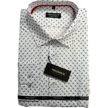 Pánská košile Pánská košile s dlouhým rukávem - střih REGULAR F502 - 44