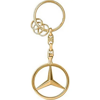Autoklíč Přívěšek na klíče otáčející se o 360° Mercedes-Benz - zlatý EIC-206-1