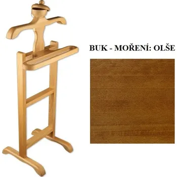 Věšák Němý sluha TWILIGHT, masiv buk/moření olše + vyzvednutí ZDARMA