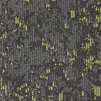 Koberec Pevanha kobercové čtverce Cloud 9673 šedá-žlutá