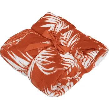 deka Červená mikroplyšová deka FIEN, 150x200 cm