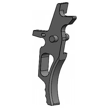 RetroArms CNC spoušť AR15 - T - modrá