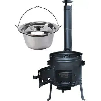 kotlíky Kotlíkový set Párty nerez KLASIK 31 cm (gulášová souprava pro zahradní párty)