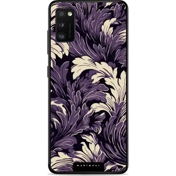 Pouzdro na mobilní telefon Lesklý kryt Mobiwear Glossy - Samsung Galaxy A41 - GA46G Fialové rostliny (Prémiové lesklé pouzdro, obal, kryt Mobiwear Glossy na mobil Samsung Galaxy A41 - GA46G Fialové rostliny, materiál Plast + TPU silikon - krytí po všech stranách, neošoupatelný)