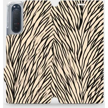 Pouzdro na mobilní telefon Flipové pouzdro Mobiwear - Sony Xperia 5 II - VA52S V koruně stromu (Knížkové flip pouzdro, obal, kryt na mobil Sony Xperia 5 II - VA52S V koruně stromu, materiál Umělá kůže + TPU - ochrana 360°, stojánek, silikonová vanička, magnetické zavírání)