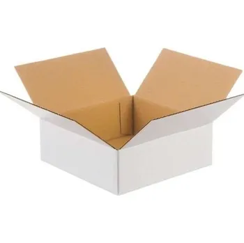 Obalový materiál Kartonová krabice klopová 550x550x200 mm 3VVL B 380g/m2 bílá - paleta 340 ks