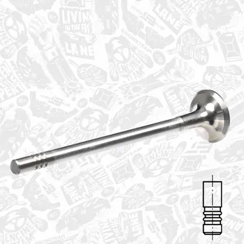 Motor automobilu Výfukový ventil ET ENGINETEAM VE0050