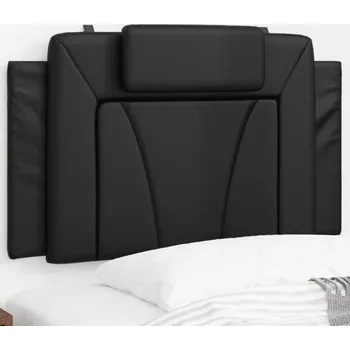 Polštář vidaXL Polštář na čelo postele Viana 80 cm umělá kůže [374764] Barva: Černá