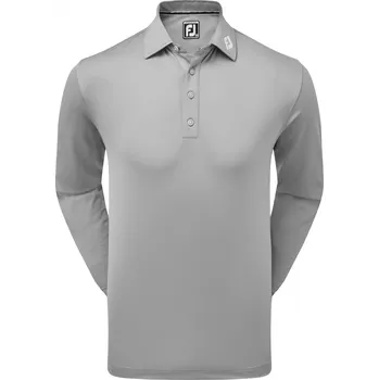 FootJoy Thermocool Self Collar pánské triko s dlouhým rukávem, šedé, vel. M