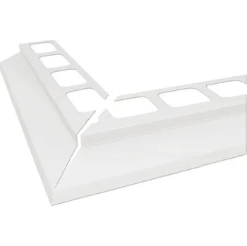 Stavební profil Balkonový profil Bravo rohový 1000x1000 mm hliník bílý