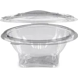 Miska (rPET) s víčkem kulatá průhledná 500ml 50 ks