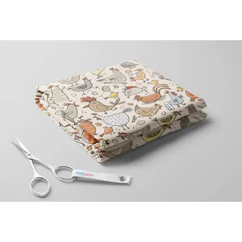 Softshell zimní, Slepičky Barva: Béžová