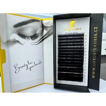 Umělé řasy Luxury Lashes Classic 0,15 Zakřivení umělých řas: D, Délka umělých řas: 9 mm