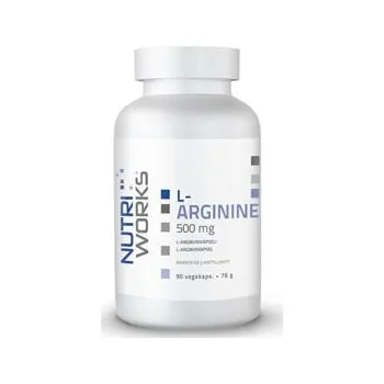 Aminokyselina NutriWorks L-Arginine 500mg 90 kapslí