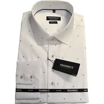 Pánská košile Pánská košile s dlouhým rukávem - střih SLIM - vzor F646 - 40