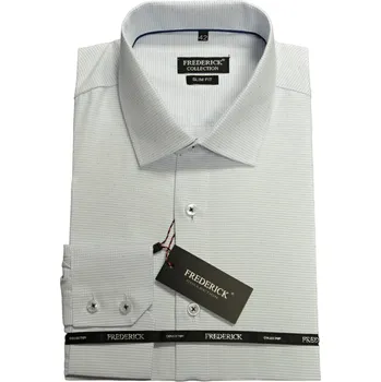 Pánská košile Pánská košile s dlouhým rukávem - střih SLIM - vzor F779 - 39