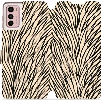 Pouzdro na mobilní telefon Flipové pouzdro Mobiwear - Motorola Moto G42 - VA52S V koruně stromu (Knížkové flip pouzdro, obal, kryt na mobil Motorola Moto G42 - VA52S V koruně stromu, materiál Umělá kůže + TPU - ochrana 360°, stojánek, silikonová vanička, magnetické zavírání)