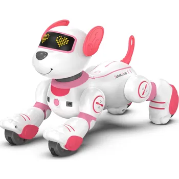 Robot IQ models Robot Dog - Pes na dálkové ovládání růžový