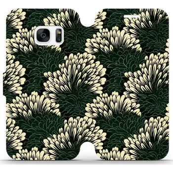 Pouzdro na mobilní telefon Flipové pouzdro Mobiwear - Samsung Galaxy S7 - VA45S Travina (Knížkové flip pouzdro, obal, kryt na mobil Samsung Galaxy S7 - VA45S Travina, materiál Umělá kůže + TPU - ochrana 360°, stojánek, silikonová vanička, magnetické zavírání)