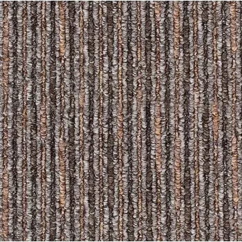 Koberec Spoltex bytový koberec Lines 93 tm. hnědý šíře 4 m
