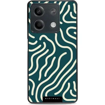 Pouzdro na mobilní telefon Lesklý kryt Mobiwear Glossy - Xiaomi Redmi Note 13 5G - GA61G Béžové linky (Prémiové lesklé pouzdro, obal, kryt Mobiwear Glossy na mobil Xiaomi Redmi Note 13 5G - GA61G Béžové linky, materiál Plast + TPU silikon - krytí po všech stranách, neošoupatelný)