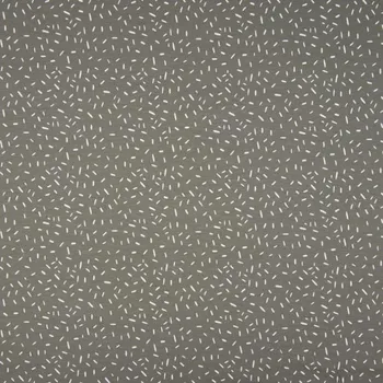 Úplet šedý, bílé čárky, š.145