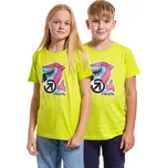 Dětské tričko Meatfly Sharky žlutá 158
