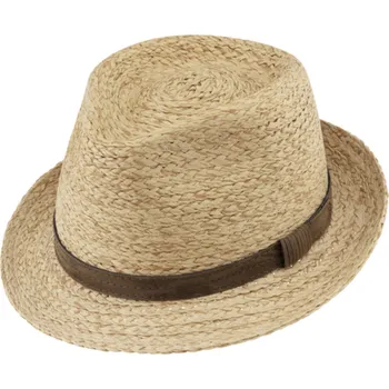 Klobouk Fiebig - Headwear since 1903 Unisex letní klobouk Trilby od Fiebig - Béžový Velikost: 55 cm (S)