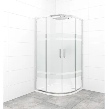 Sprch.kout čtvrtkruh- 90 CRS+vanička SATBKTEXS90CRS