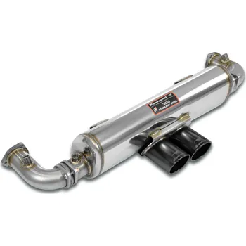 Katalyzátor Zadní díl výfuku bez katalyzátoru - ∅90 mm "Gun Metal Grey" Supersprint 244726