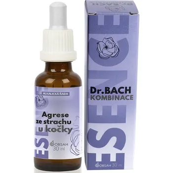 Bachovy esence Alkalická řada Agrese ze strachu u kočky 30 ml