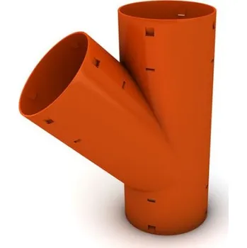 Kanalizační potrubí Odbočka 45° drenážní DN 125