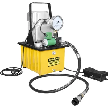 Nářadí pro automobil Genborx HHB-630E nožní elektrická hydraulická pumpa s tlakoměrem