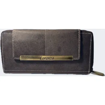 Peněženka Velká kožená peněženka LORANZO - hnědá