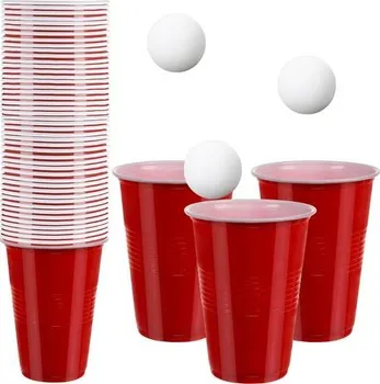 Alkoholická hra Ruhhy Beer Pong 50 kelímků