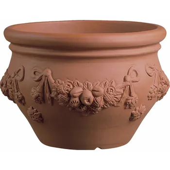 Květináč Květináč CACHE-POT FESTONE CHF50 - FESTONE CHF 50 Terakota