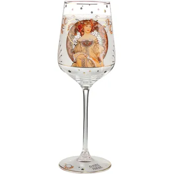 Svícen Goebel Alfons Mucha Snící Sklenice na víno