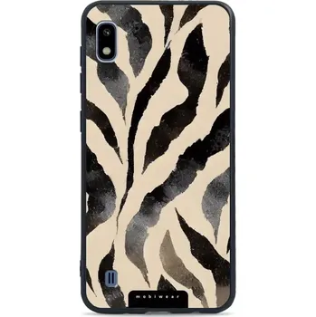 Pouzdro na mobilní telefon Lesklý kryt Mobiwear Glossy - Samsung Galaxy A10 - GA53G Zebří (Prémiové lesklé pouzdro, obal, kryt Mobiwear Glossy na mobil Samsung Galaxy A10 - GA53G Zebří, materiál Plast + TPU silikon - krytí po všech stranách, neošoupatelný potisk, tenké provedení,)