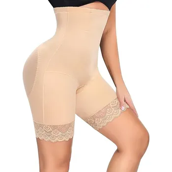 Stahovací kalhotky Dámské kontrolní/stahovací kalhotky s krajkou Béžová XL