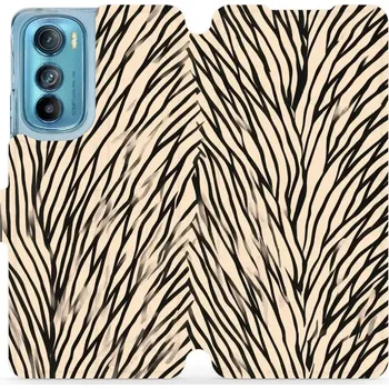 Pouzdro na mobilní telefon Flipové pouzdro Mobiwear - Motorola Edge 30 5G - VA52S V koruně stromu (Knížkové flip pouzdro, obal, kryt na mobil Motorola Edge 30 5G - VA52S V koruně stromu, materiál Umělá kůže + TPU - ochrana 360°, stojánek, silikonová vanička, magnetické zavírání)