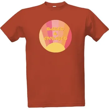 Pánská móda Tričko s potiskem engaged hippie design pánské