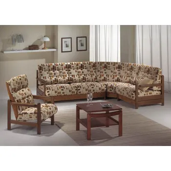 Sedací souprava FAGUS Sedací souprava Barbora rohová VARIANTA PROVEDENÍ: úložný prostor (B2U) + roh BR +1-sedák B1U - kateg.1