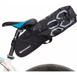 Držák Wozinsky - kapsa na kolo s upínáním pod sedačku a objemem 12l - černá (Wozinsky large roomy bicycle bag under the saddle 12 L black (WBB9BK))