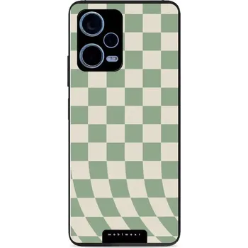 Pouzdro na mobilní telefon Lesklý kryt Mobiwear Glossy - Xiaomi Redmi Note 12 Pro Plus 5G - GA58G Zelená a béžová šachovnice (Prémiové lesklé pouzdro, obal, kryt Mobiwear Glossy na mobil Xiaomi Redmi Note 12 Pro Plus 5G - GA58G Zelená a béžová šachovnice, materiál Plast + TPU silik