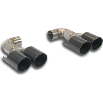 Koncovka výfuku Sada koncovek výfuku, pravá ∅90 mm – levá ∅90 mm "Gun Metal Grey" Supersprint 982146