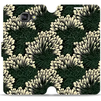 Pouzdro na mobilní telefon Flipové pouzdro Mobiwear - Samsung Galaxy A5 2016 - VA45S Travina (Knížkové flip pouzdro, obal, kryt na mobil Samsung Galaxy A5 2016 - VA45S Travina, materiál Umělá kůže + TPU - ochrana 360°, stojánek, silikonová vanička, magnetické zavírání)